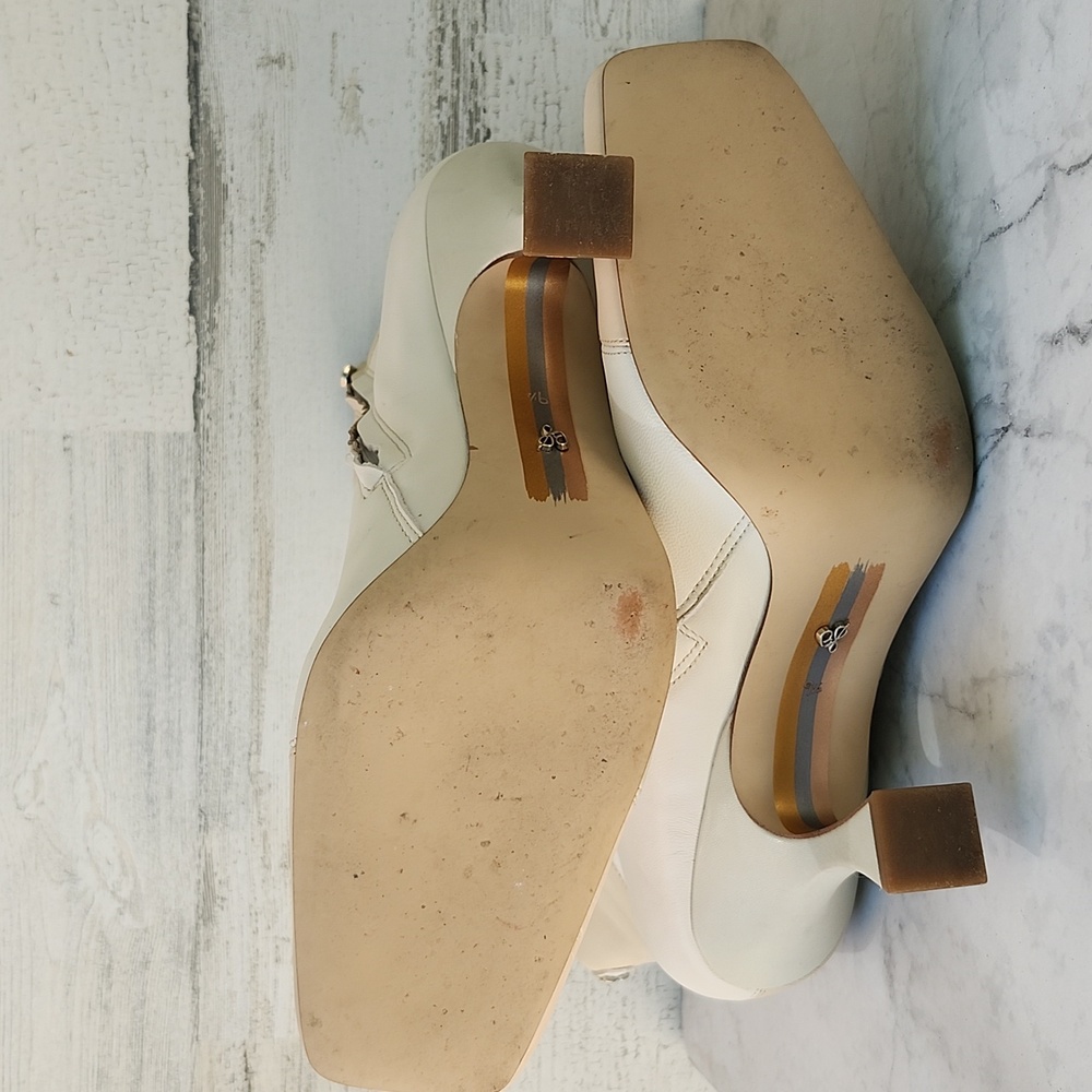 SAM EDELMAN OLINA LEATHER BOOTS - Picture 7 of 14